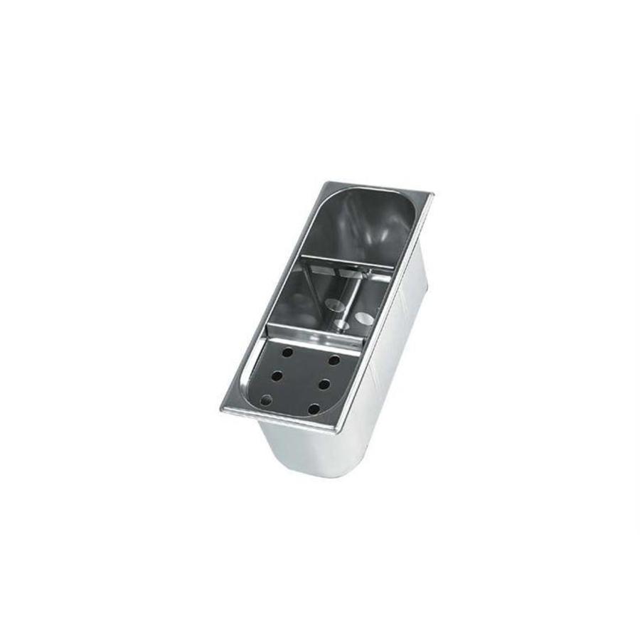Chasse d'eau en acier inoxydable - 1 ouverture en bas