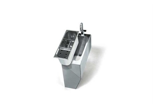  HorecaTraders Pulvérisateur à boule de glace avec robinet d'alimentation à levier 
