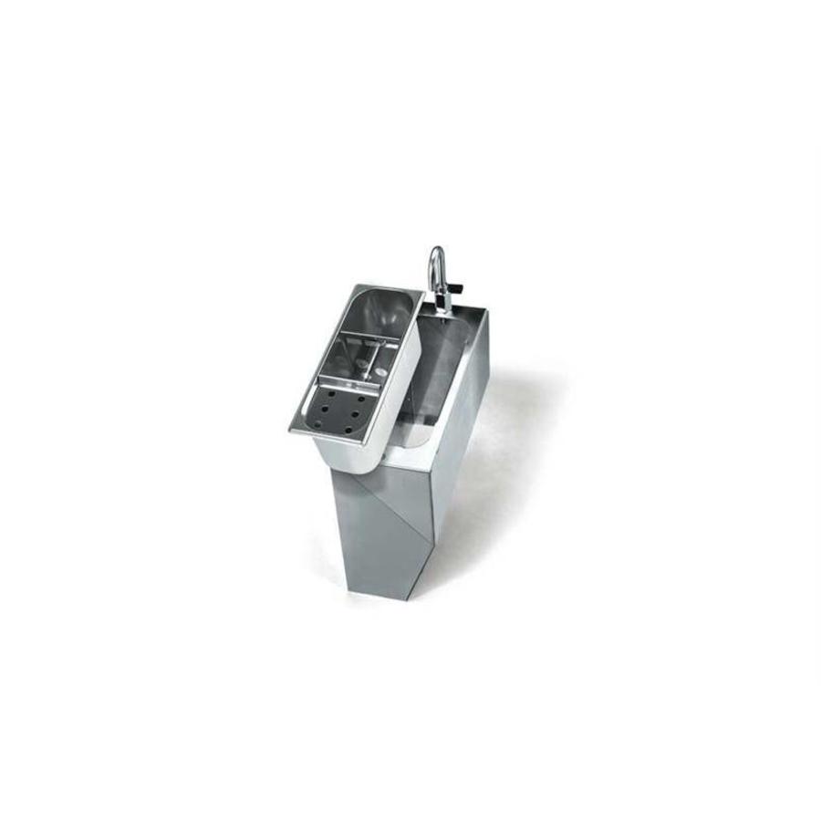 Ice Cream Scoop Sprayer Including Supply Tap With Lever