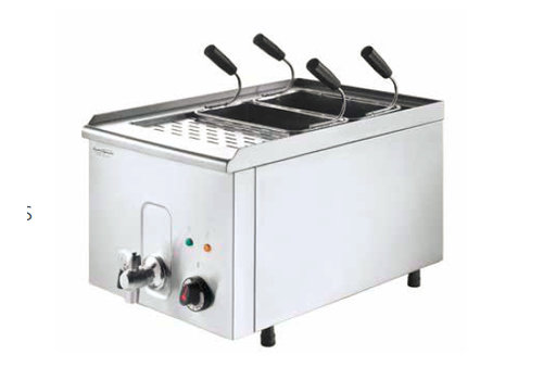  HorecaTraders Cuiseur à pâtes avec 4 paniers 400 V / 4,5 kW 