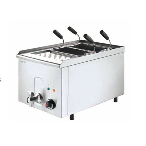  HorecaTraders Pasta cooker including 4 baskets 400 V / 4.5 kW 