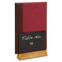 Porte-menu double tableau noir