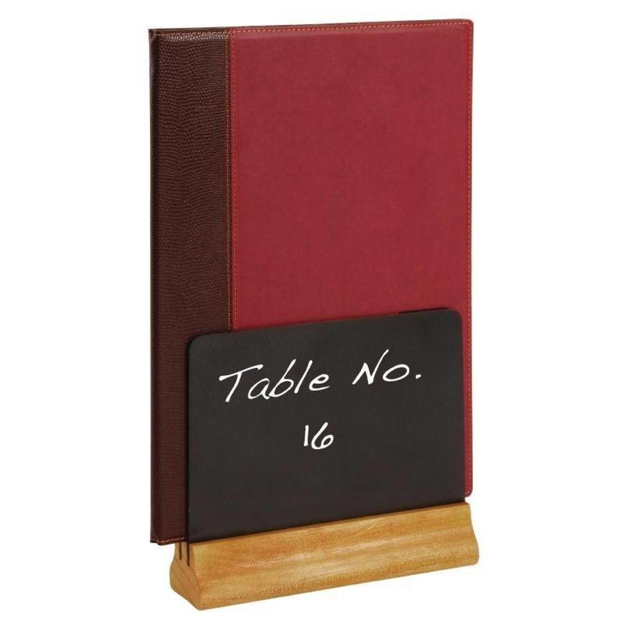 Double Chalkboard Menu Holder