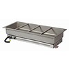 Combisteel Bain-Marie encastré en acier inoxydable | 4/1 GN