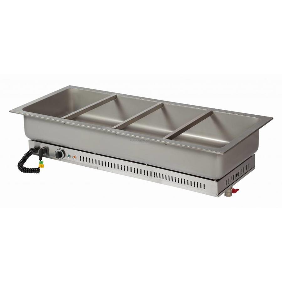 4-unites-shaffing -dish-de-marque-stego-avec-cloche-en-metal-chrome-ouvrant-sur-1-bac-en-inox-alimen