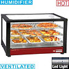 HorecaTraders Heated display window, ventilated, 3 levels, panoramic