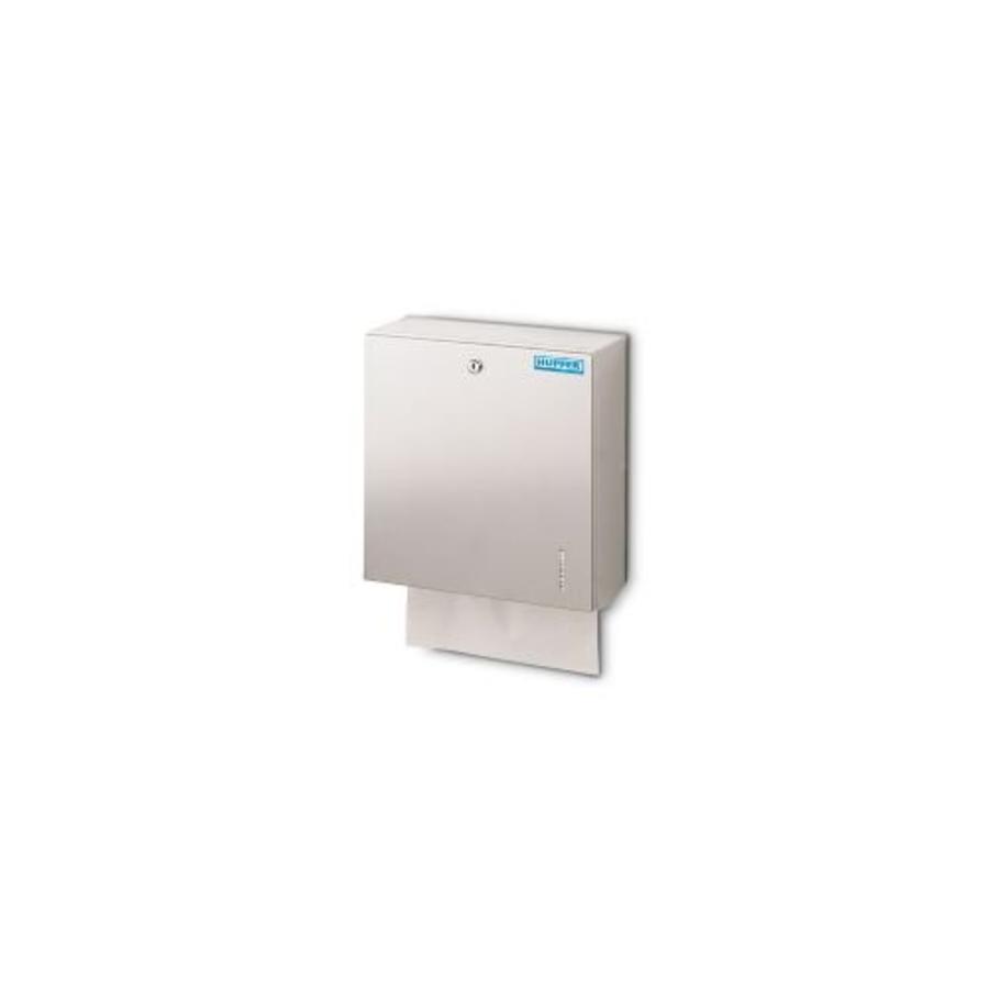 Distributeur de serviettes en acier inoxydable avec serrure | 300 feuilles