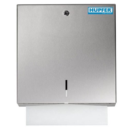  Hupfer Stainless steel towel dispenser with lock | 300 Sheets 