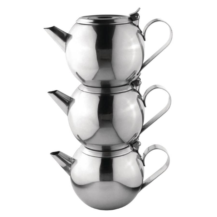 Théière empilable en acier inoxydable | 0,5 litre