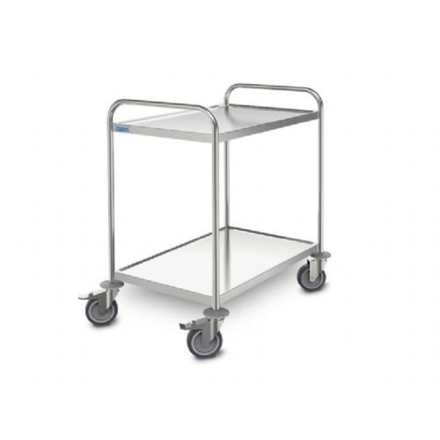Chariot de service en acier inoxydable | 3 formats