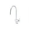 HorecaTraders Single Lever Mixer Tap With Round Neck Chrome Plated