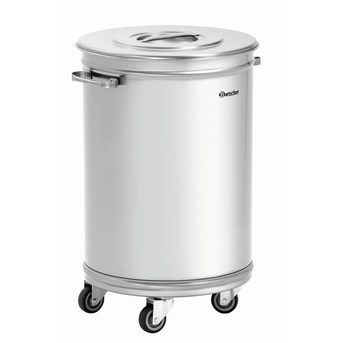  Bartscher Abfalleimer mit Rädern | 56 Liter 