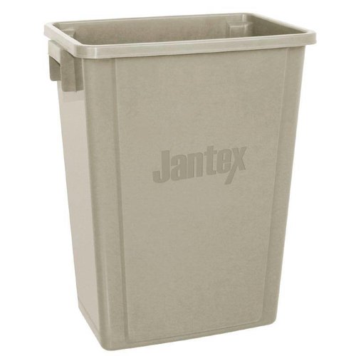  Jantex Poubelle de recyclage en plastique | 56 litres | Beige 