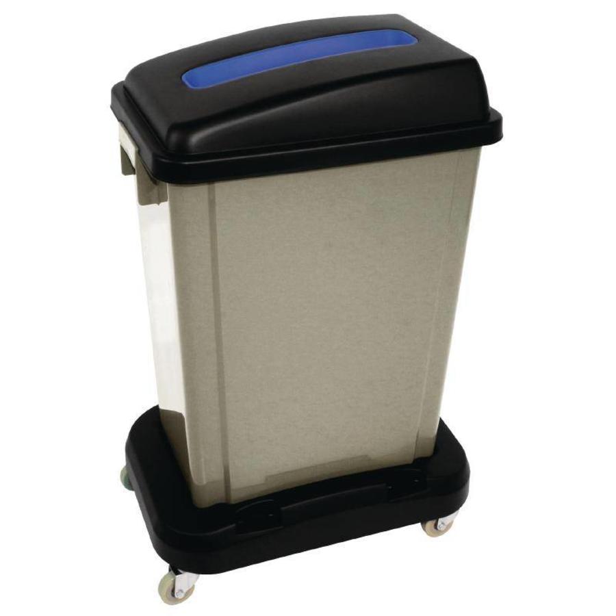 Plastic Recycle bin | 56 Liters | Beige