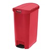 Rubbermaid Poubelle à pédale 50 litres | 2 couleurs