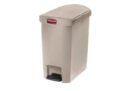  Rubbermaid Poubelle à pédale 30 litres | Beige 
