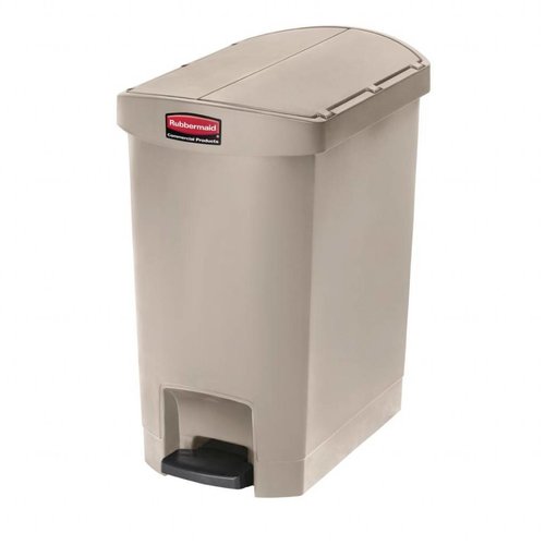  Rubbermaid Pedaal Afvalbak 30 Liter | Beige 