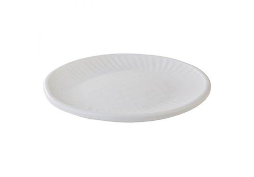  HorecaTraders Plate Ø16 X H2 cm, White 