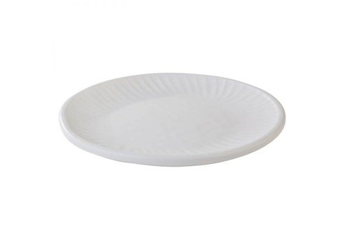  HorecaTraders Teller Ø16 X H2 cm, Weiß 
