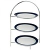 HorecaTraders Elegant Etagère - 3 Floors | Max Ø27 cm - 2 Colors