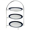 HorecaTraders Elegant Etagere - 3 Floors | Max Ø27 cm - 2 Colors