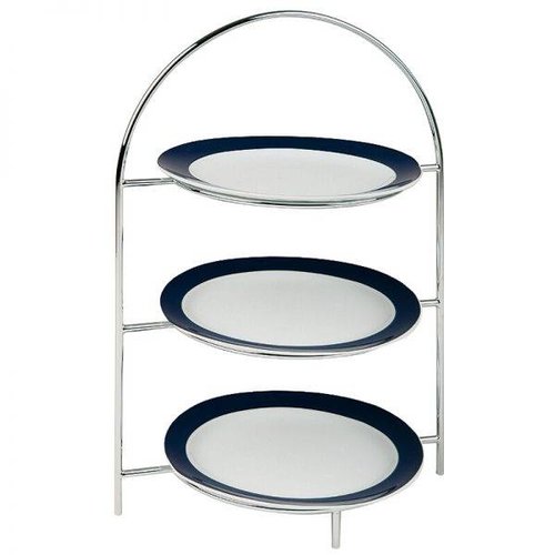  HorecaTraders Elegante Etagere - 3 Etagen | Max Ø27 cm - 2 Farben 