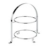 Etagerenständer aus Edelstahl - 2 Etagen | Max Ø27 cm