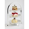 HorecaTraders Etagère - 3 assiettes | Max Ø17 cm