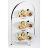 HorecaTraders Etagère - 3 assiettes | Max Ø27 cm