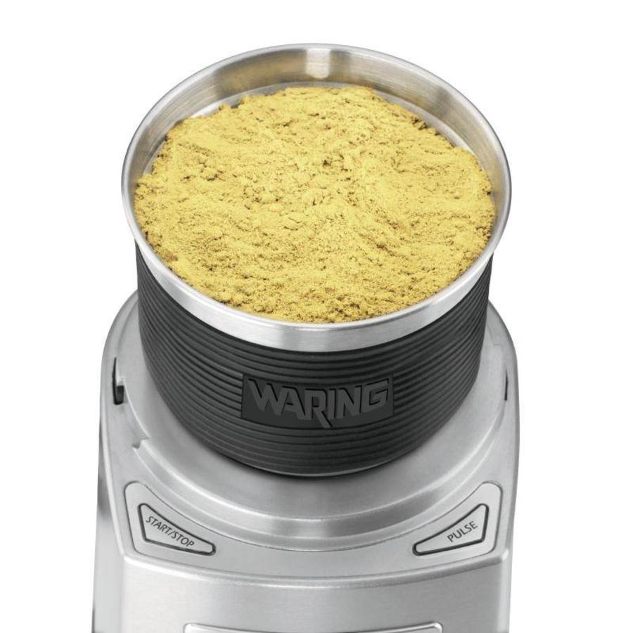 Waring spice mill with stainless steel blades