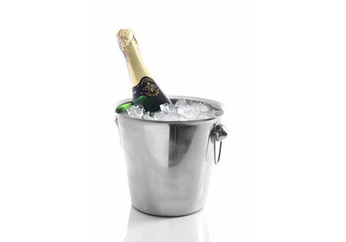  Hendi Refroidisseur à vin en acier inoxydable - avec oreilles annulaires | 3,3 litres 