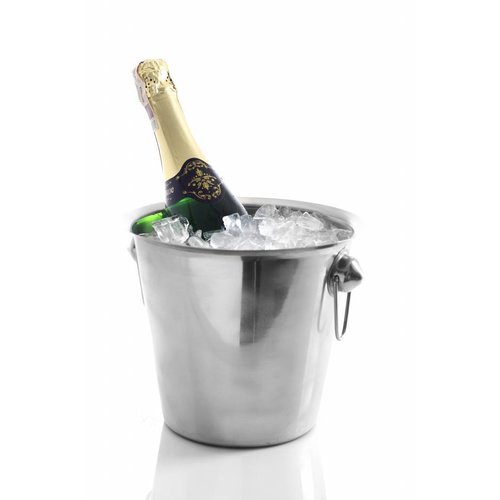  Hendi Stainless Steel Wine Cooler - with Ring Ears | 3.3 Liter 