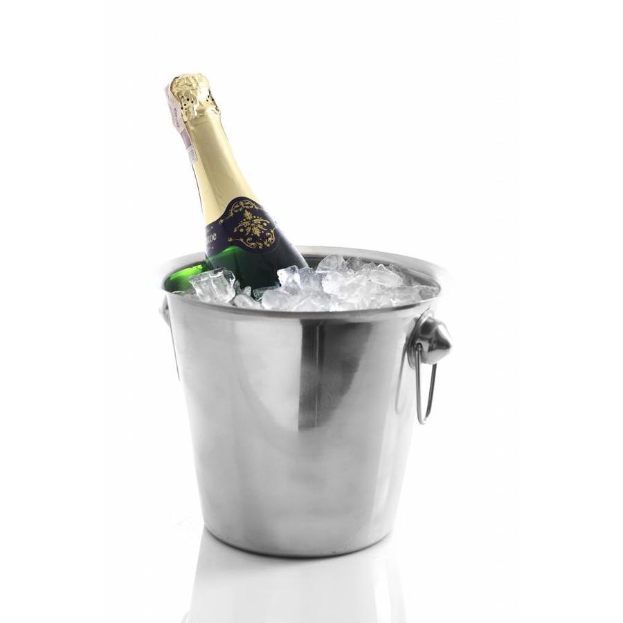 Refroidisseur à vin en acier inoxydable - avec oreilles annulaires | 3,3 litres