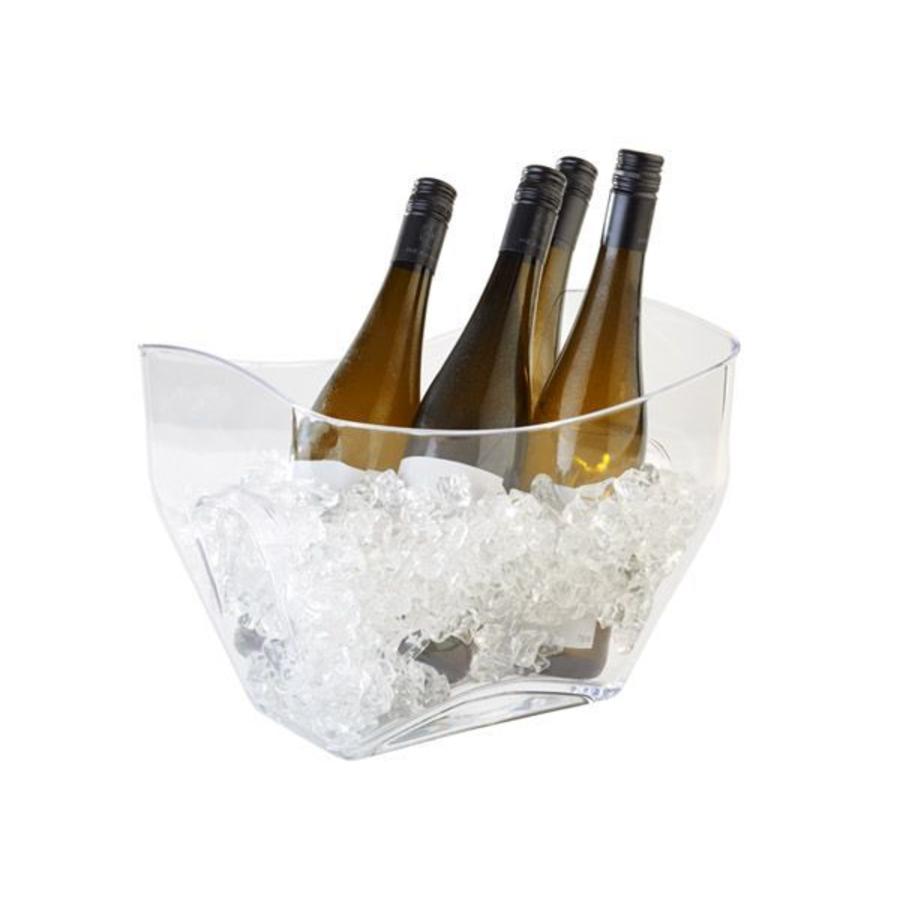 Seau à vin transparent