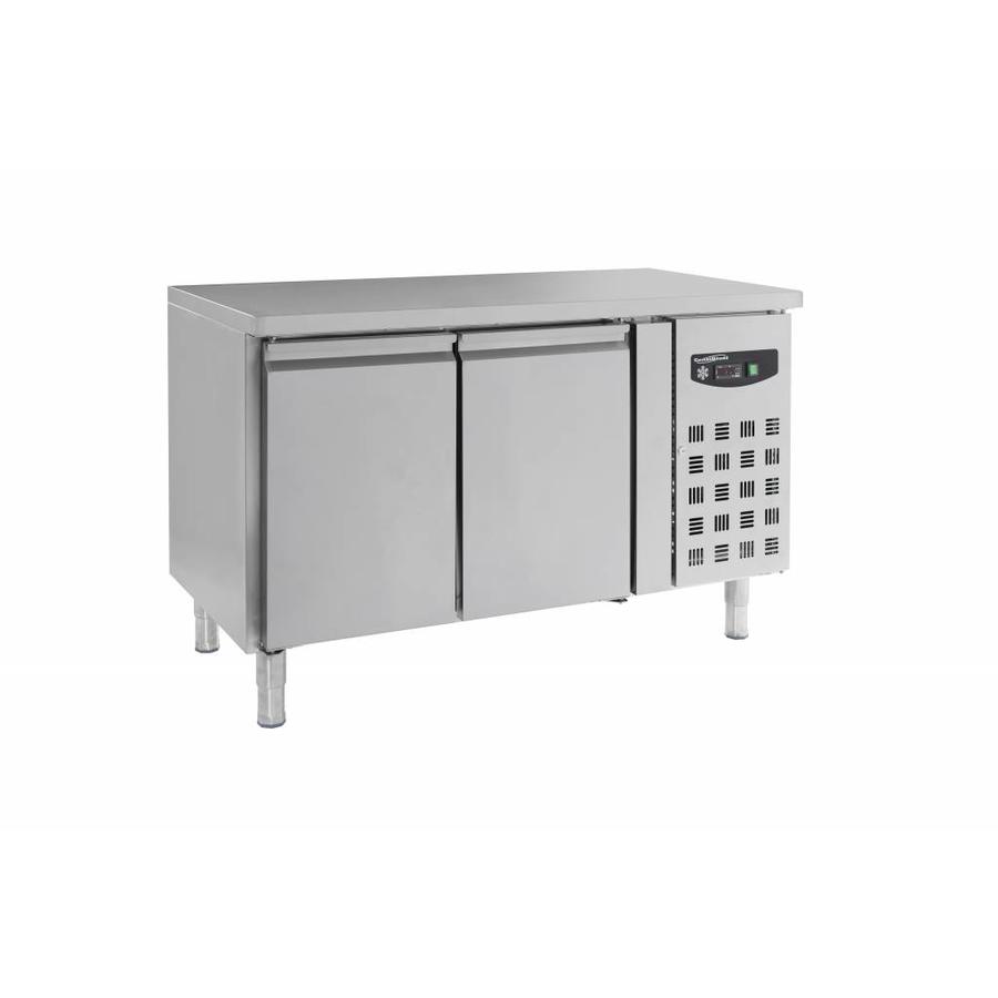 Stainless steel refrigerated workbench with 2 doors - MOST SOLD