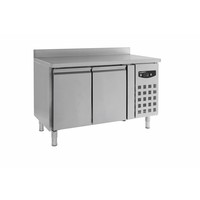 Cooling workbench with splashback | 136 x 70 x 85/95 cm
