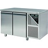 Combisteel Etabli réfrigéré 2 portes inox | 128 x 70 x 85 cm