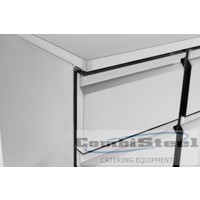 Gekoelde RVS werkbank met 4 laden | 90 x 70 x 87 cm