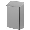 HorecaTraders Stainless steel rubbish bin with lid Vandal proof | 7 L