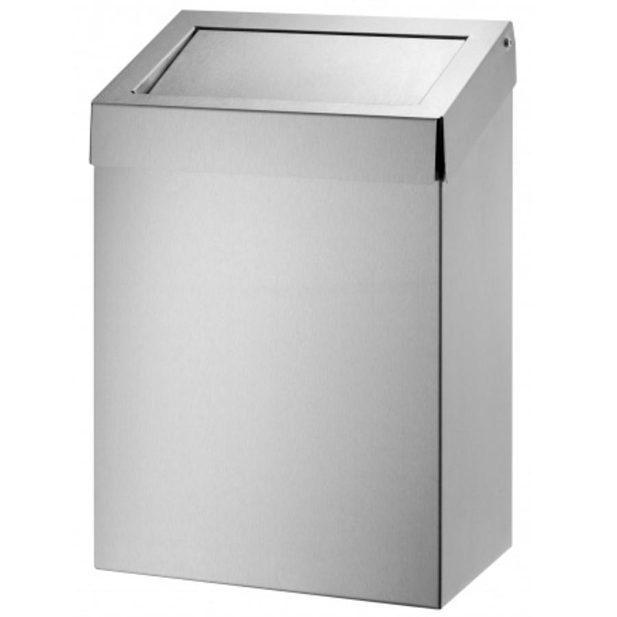 Poubelles anti-vandalisme en acier inoxydable | 20 L