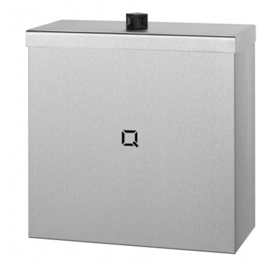 Poubelle en acier inoxydable 9 litres | Anti-vandalisme