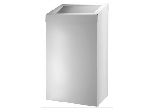  HorecaTraders Waste bin 50 Liter | White | 69(H) x 39(W) x 25(D) 