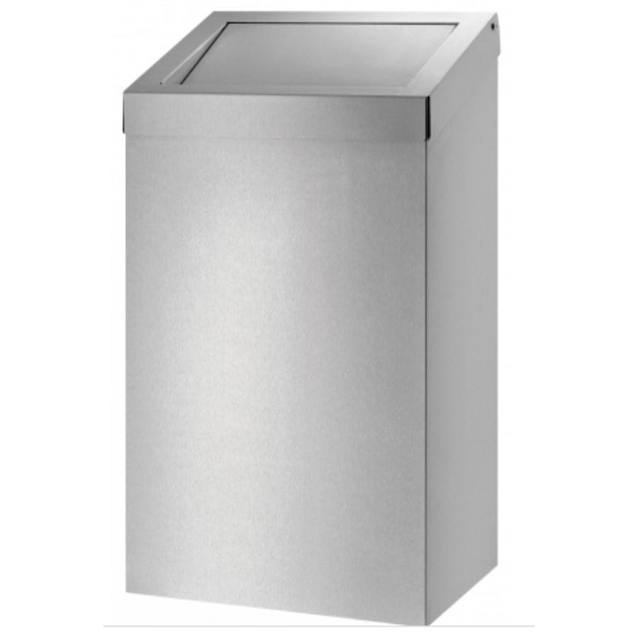 Poubelle en acier inoxydable | 50 L | 69 (H) x 39 (L) x 25 (P)