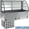 HorecaTraders Built-in refrigerated display case with slanted glass Wouter