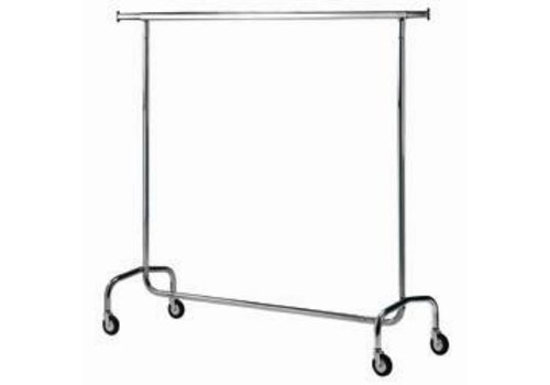  HorecaTraders Étagères de garde-robe mobiles | Chromé 