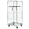 HorecaTraders Roll Container Galvanized Steel | 400 KG