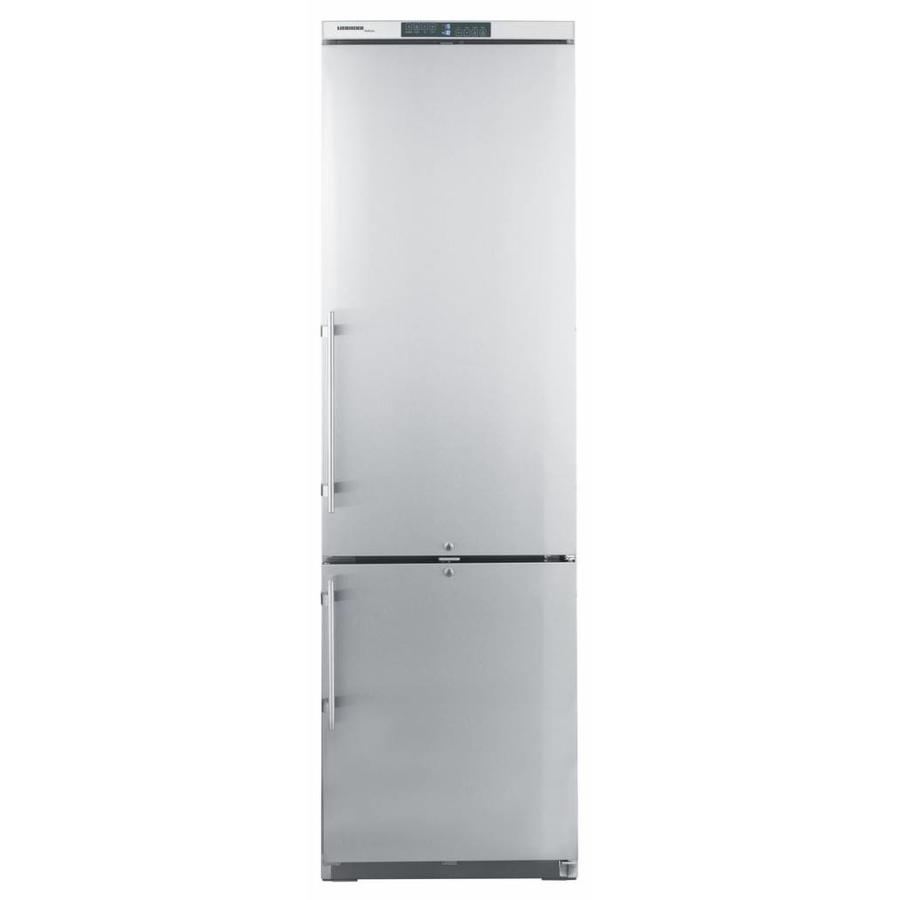 Réfrigérateur/congélateur combiné GCv 4060 en acier inoxydable