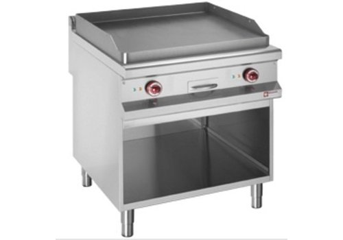  HorecaTraders Backblech | Elektrisch | Flaches Backblech | 400 V | Offenes Kabinett 
