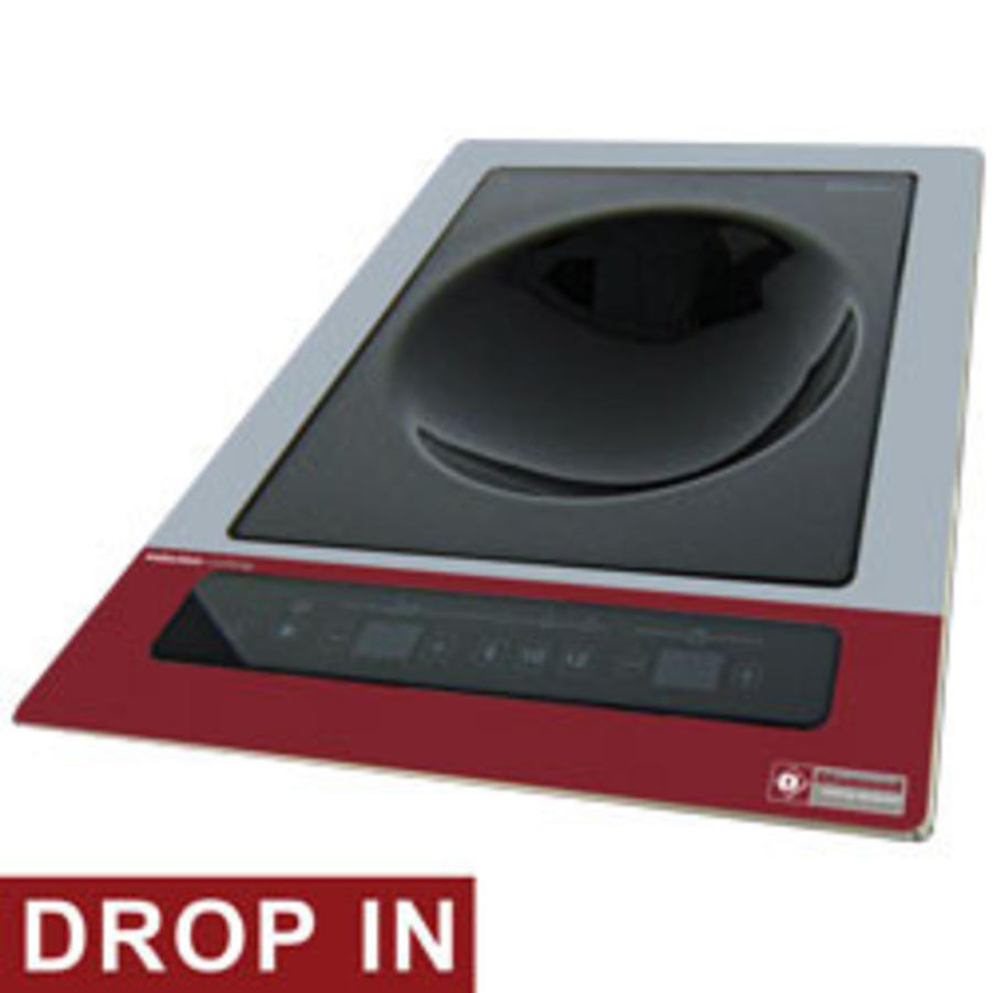 Plaque à induction Wok encastrable 6000 Watt | Touches tactiles