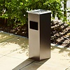 Vogue Stainless Steel Waste Bin with Ashtray | 10 L